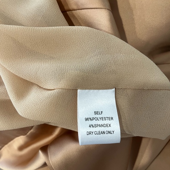 Gold Satin Slip Skirt, size L - Picture 10 of 10